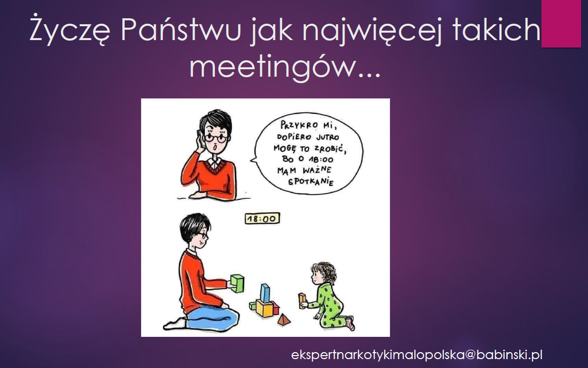 Wystąpienie Karoliny Załęgi o tarczy ochronnej dla psychiki dziecka